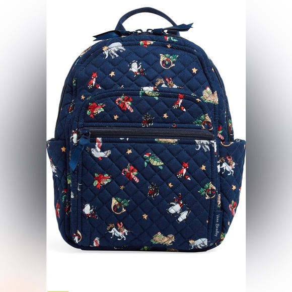Vera Bradley Handbags - Vera Bradley Snow Globe Motifs Backpack